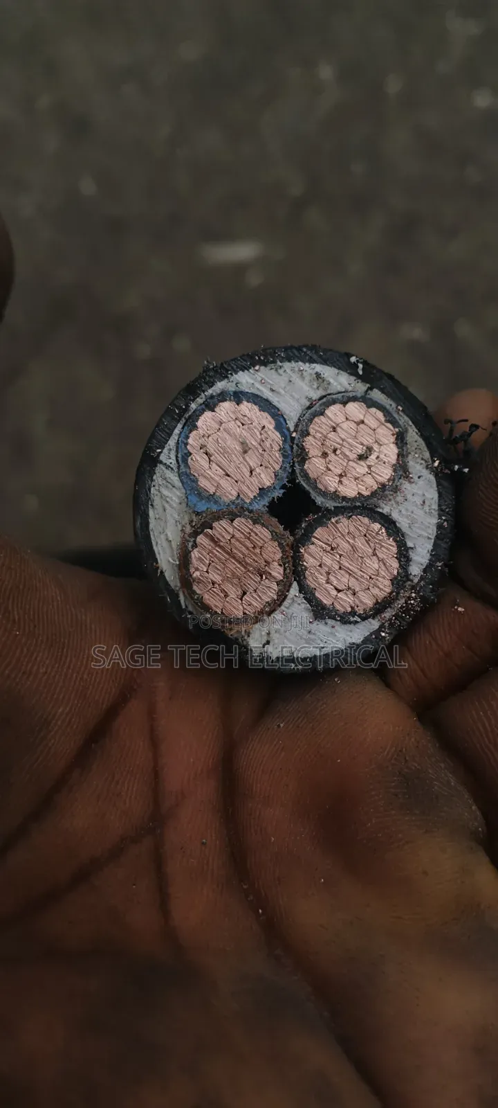 120mm 4core PVC PVC Nigerchin Armoured Cable