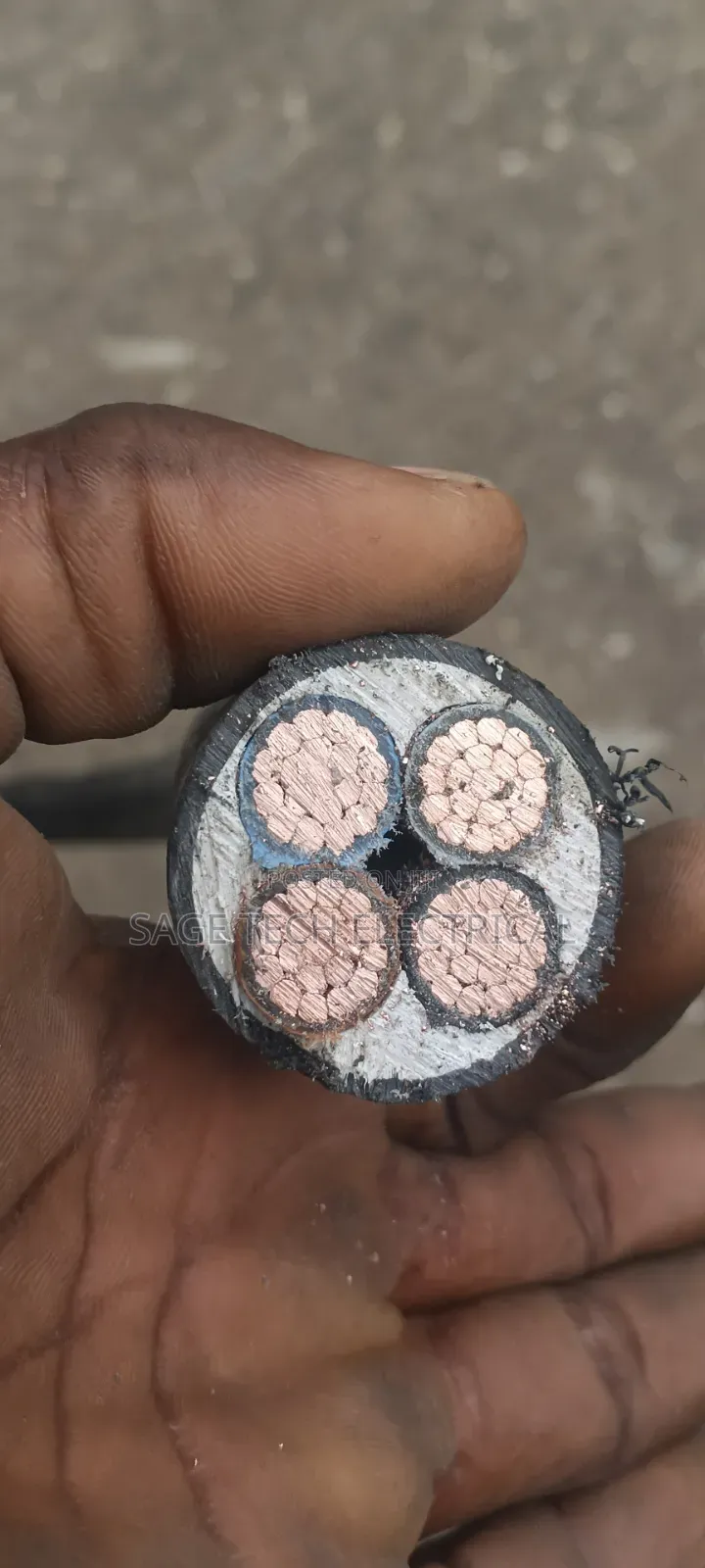 120mm 4core PVC PVC Nigerchin Armoured Cable