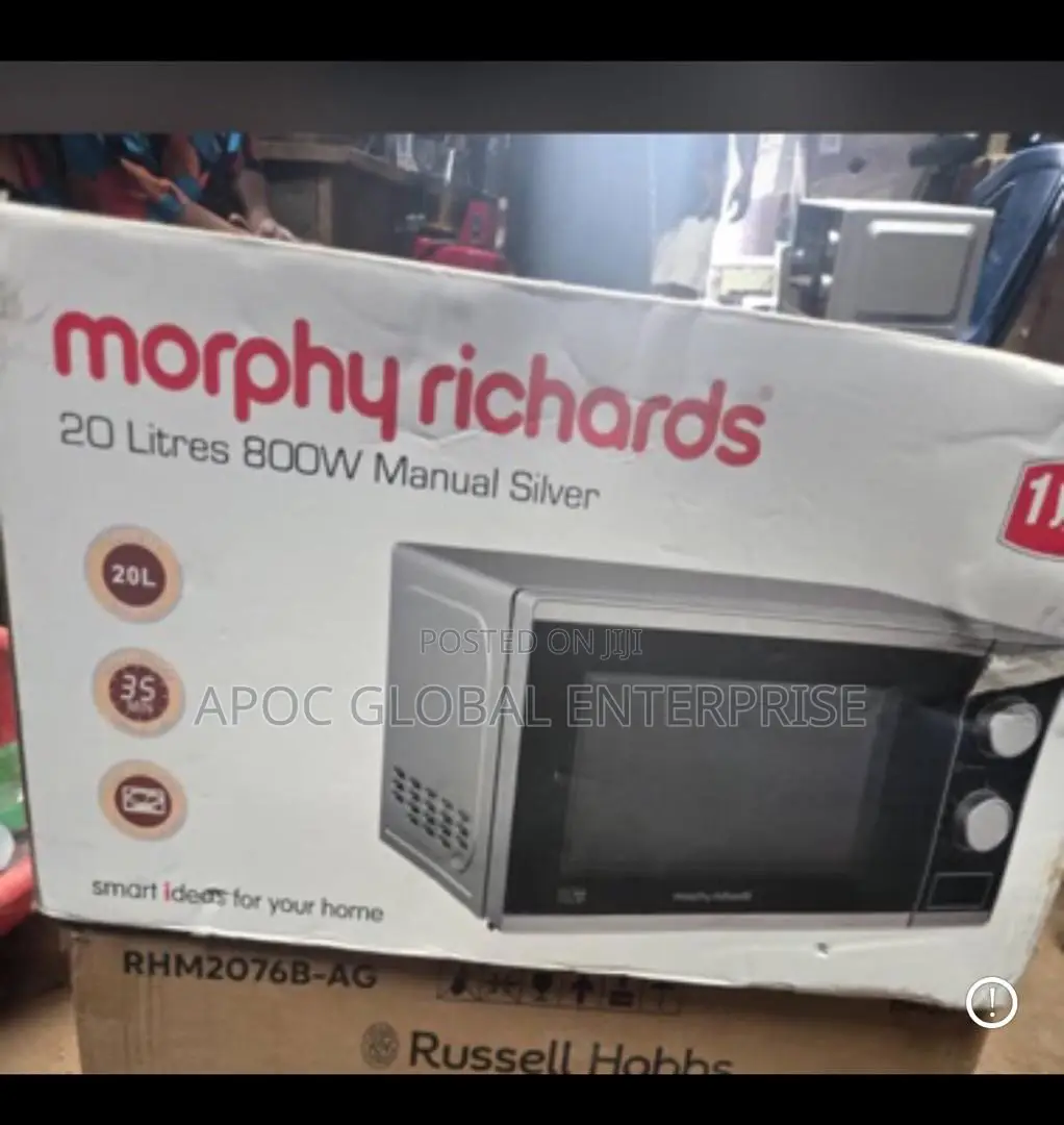 Morphy Richards 20 Litres Manual Silver Microwave 800w