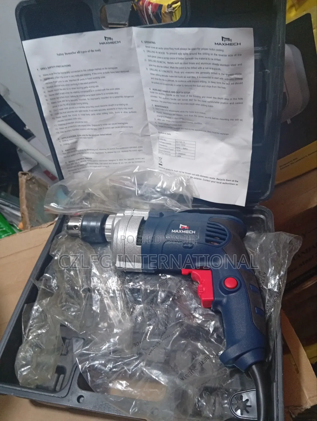 13mm Maxmech Electric Drill