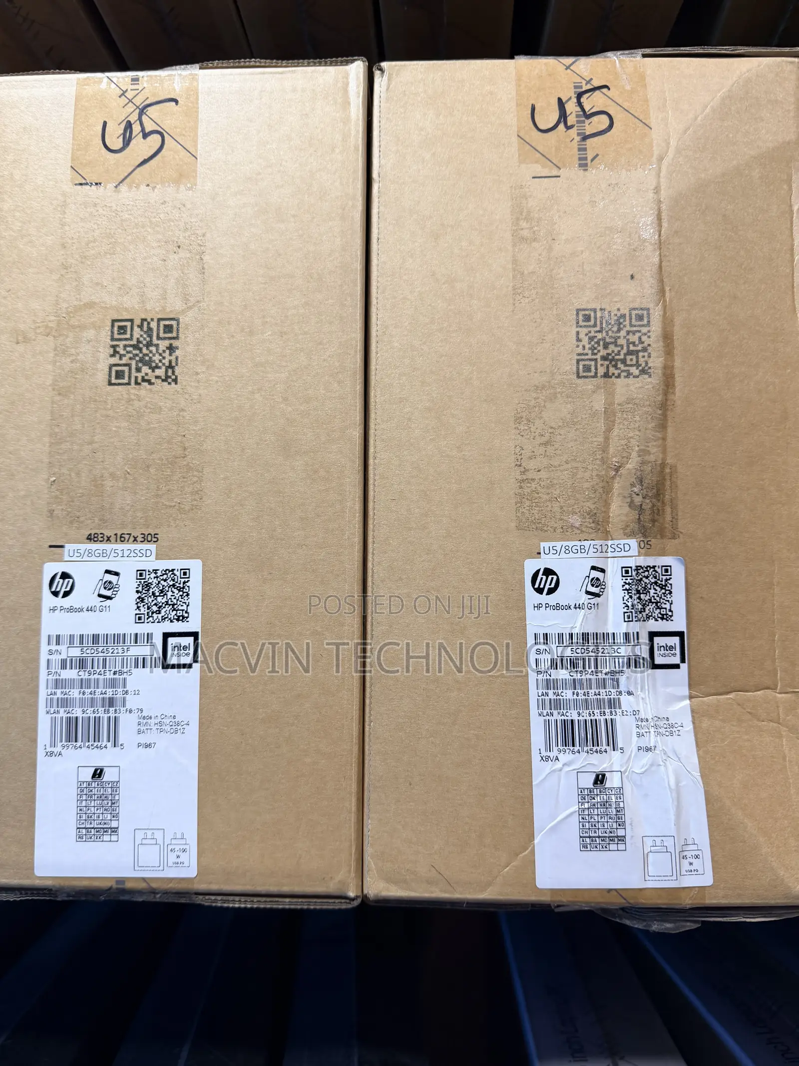 New Laptop HP ProBook 440 8GB Intel Core Ultra 5 SSD 512GB