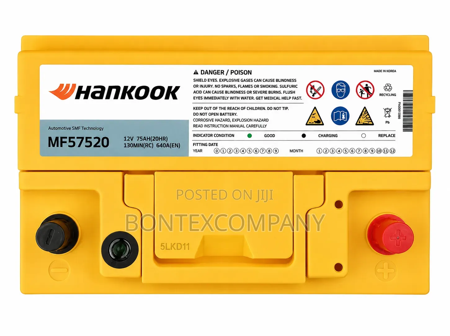 Hankook 75ahs Battery