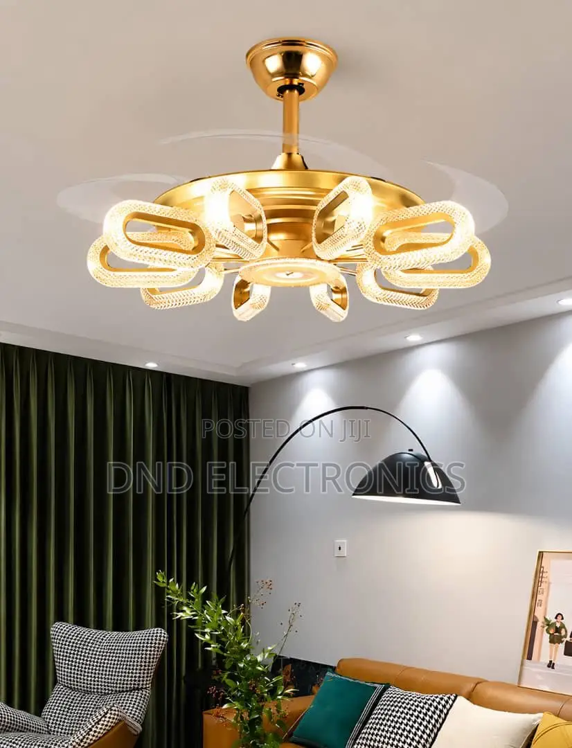 Ceiling Fan With Chandeliers Ligjts