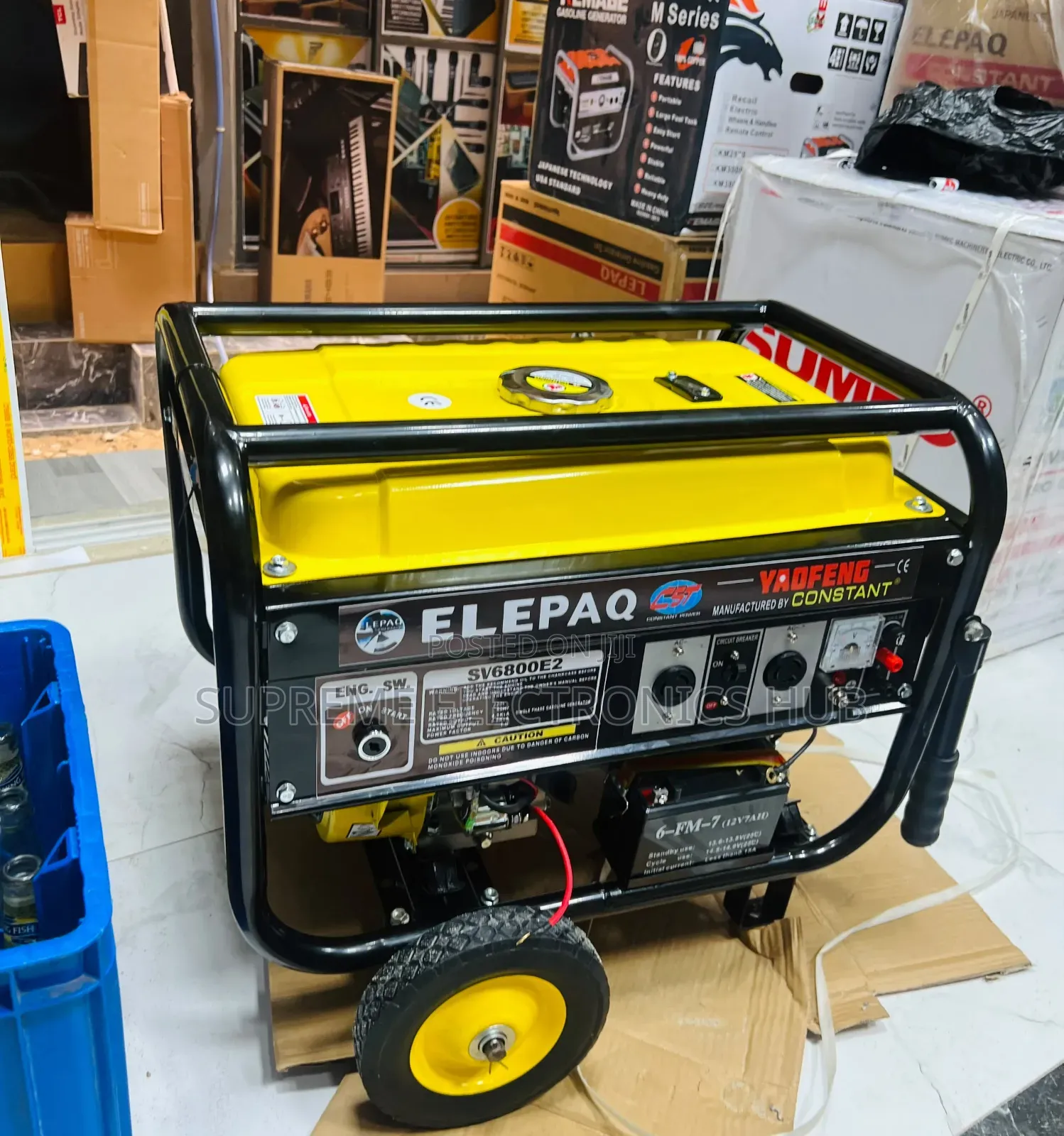 Brand New Elepaq Sv6800e2 4.8kva Low Fuel Consumption Generator