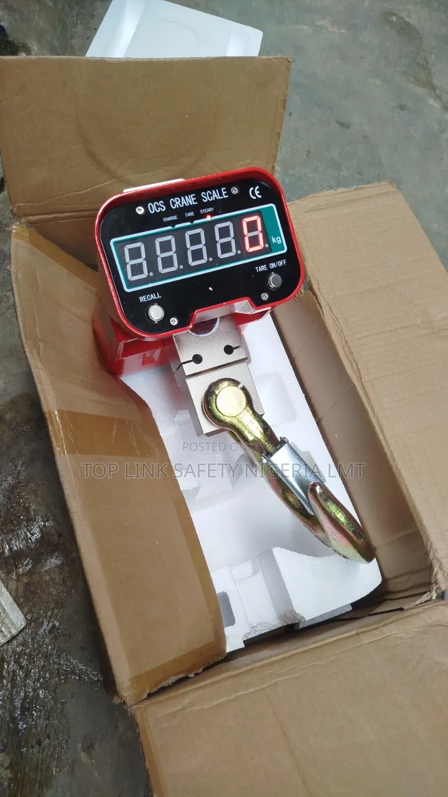 Crane Hanging Digital Scales 10,000kg.