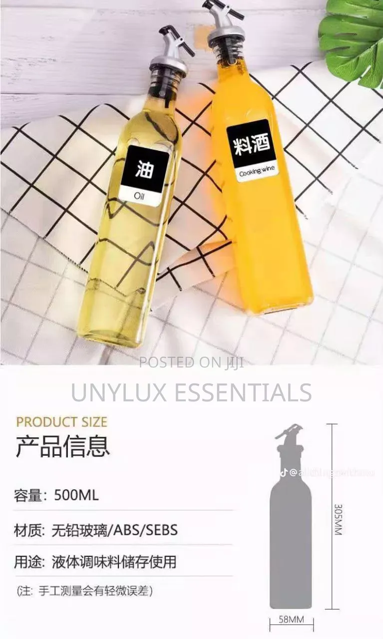 5in1 Oil Bottle Set