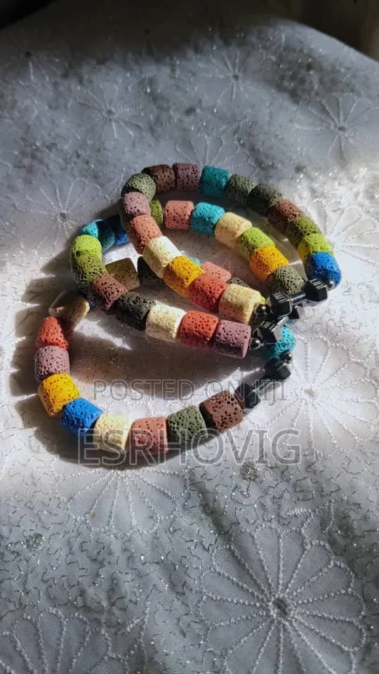 Lava Beads Bracelet