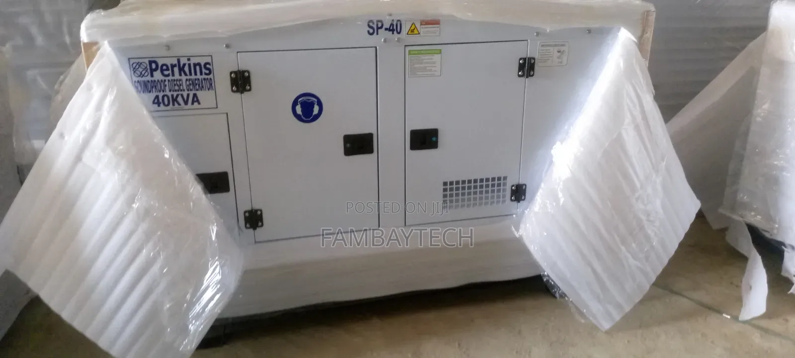Perkins 40kva Soundproof Generator – Ready for Immediate Use