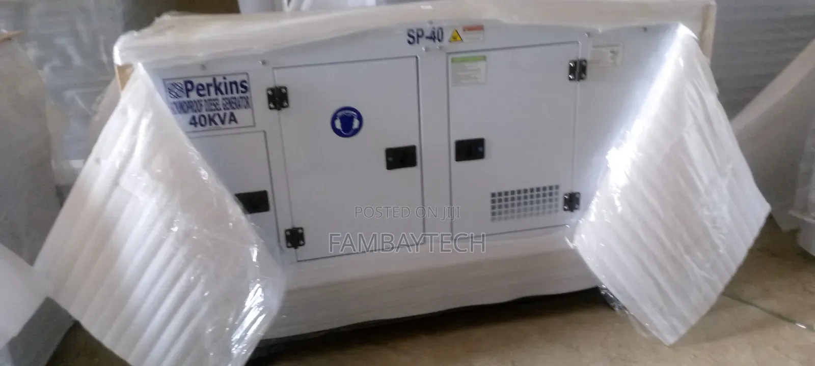 Perkins 40kva Soundproof Generator – Ready for Immediate Use