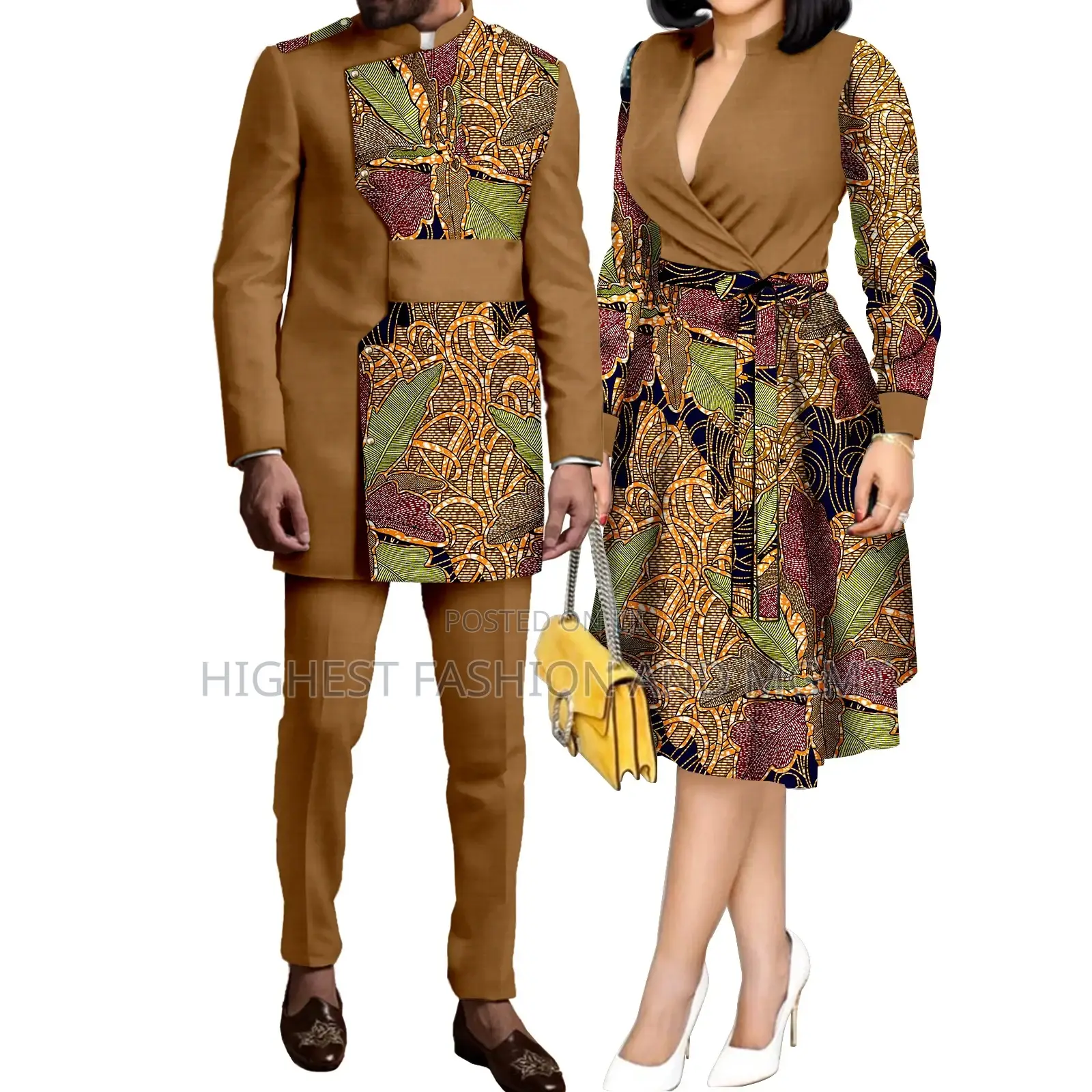 Matching Corporate Dress for Couples