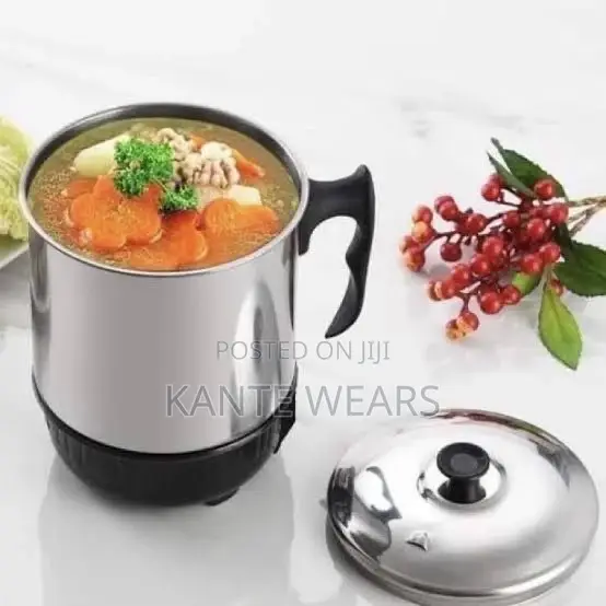 Mini Travel Stainless Steel Electric Kettle Jug - 12cm