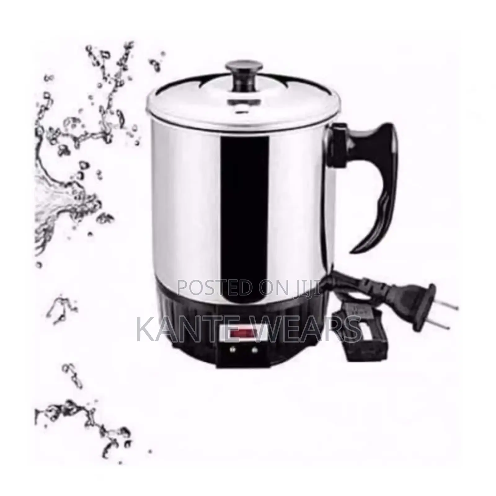 Mini Travel Stainless Steel Electric Kettle Jug - 12cm