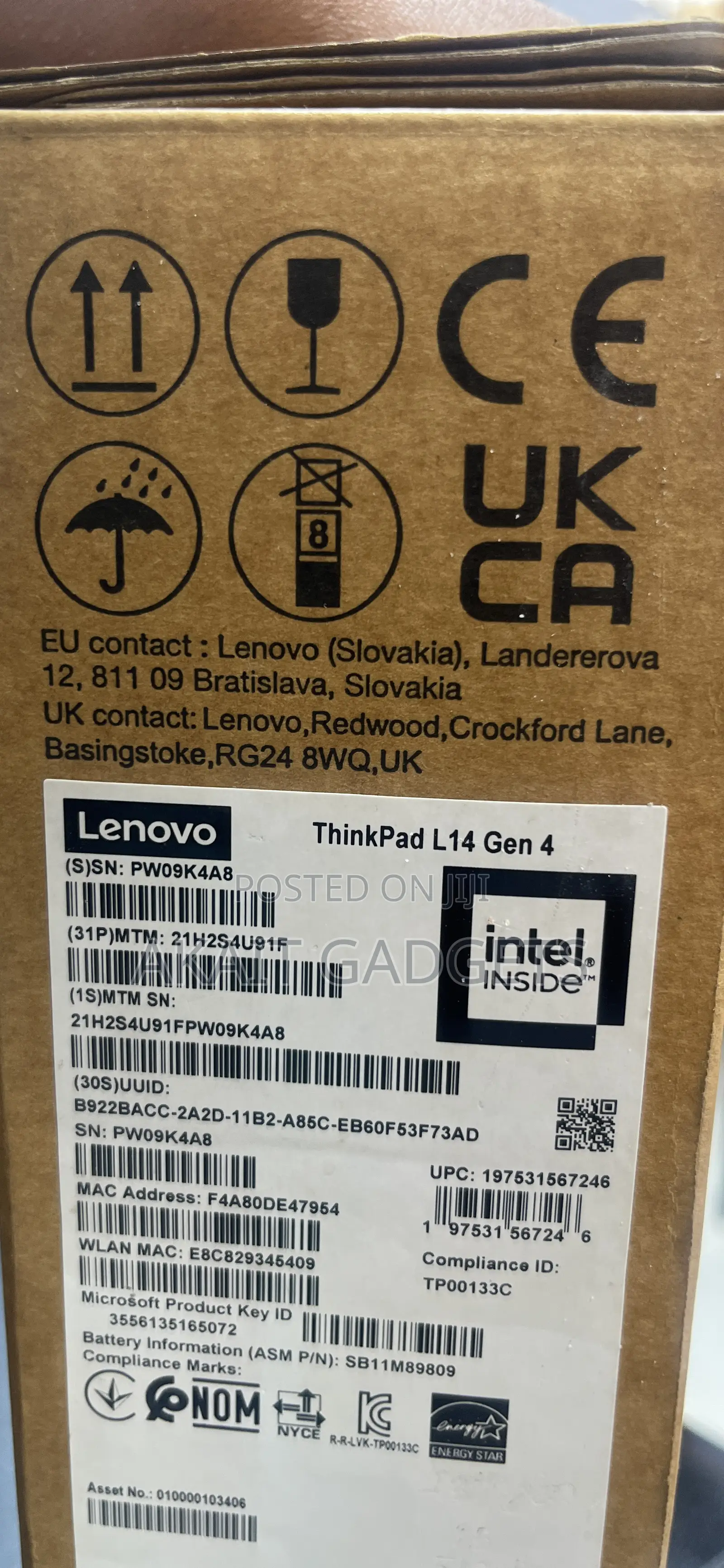 Laptop Lenovo ThinkPad L14 16GB Intel Core i5 SSD 512GB