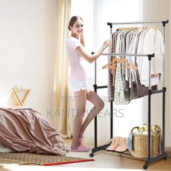 30kg Double-pole Telescopic Clothe Rack