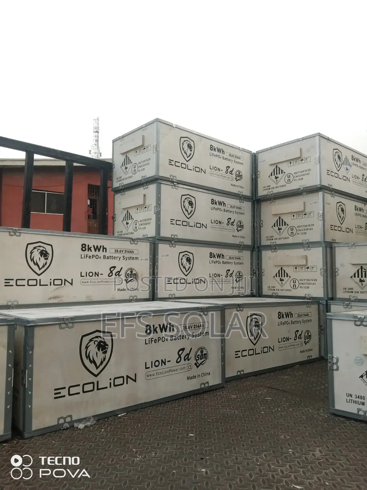 8kwh 24v Ecolion Lithium Battery