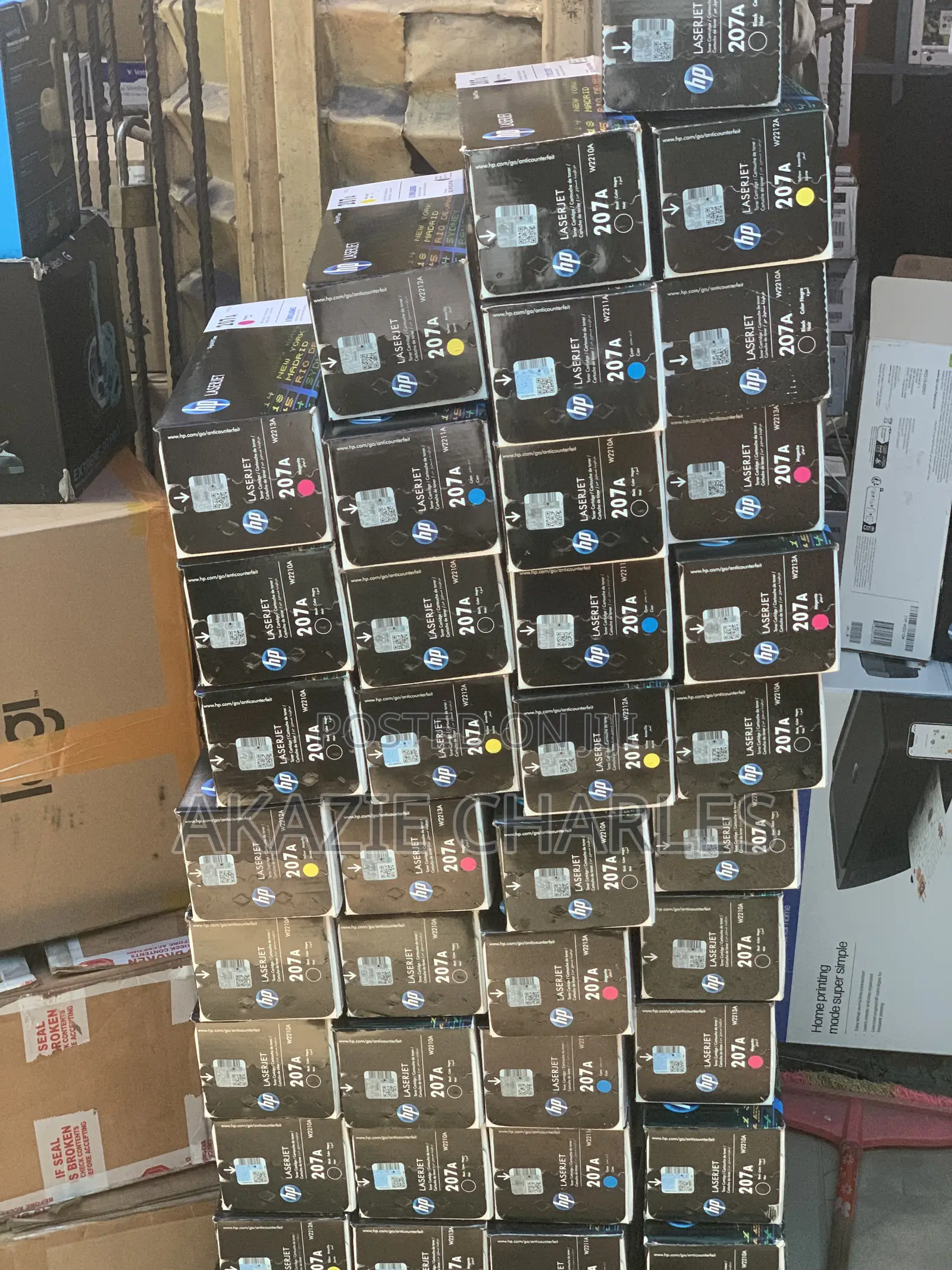 HP Toner Cartridge 207a BLK and Colors