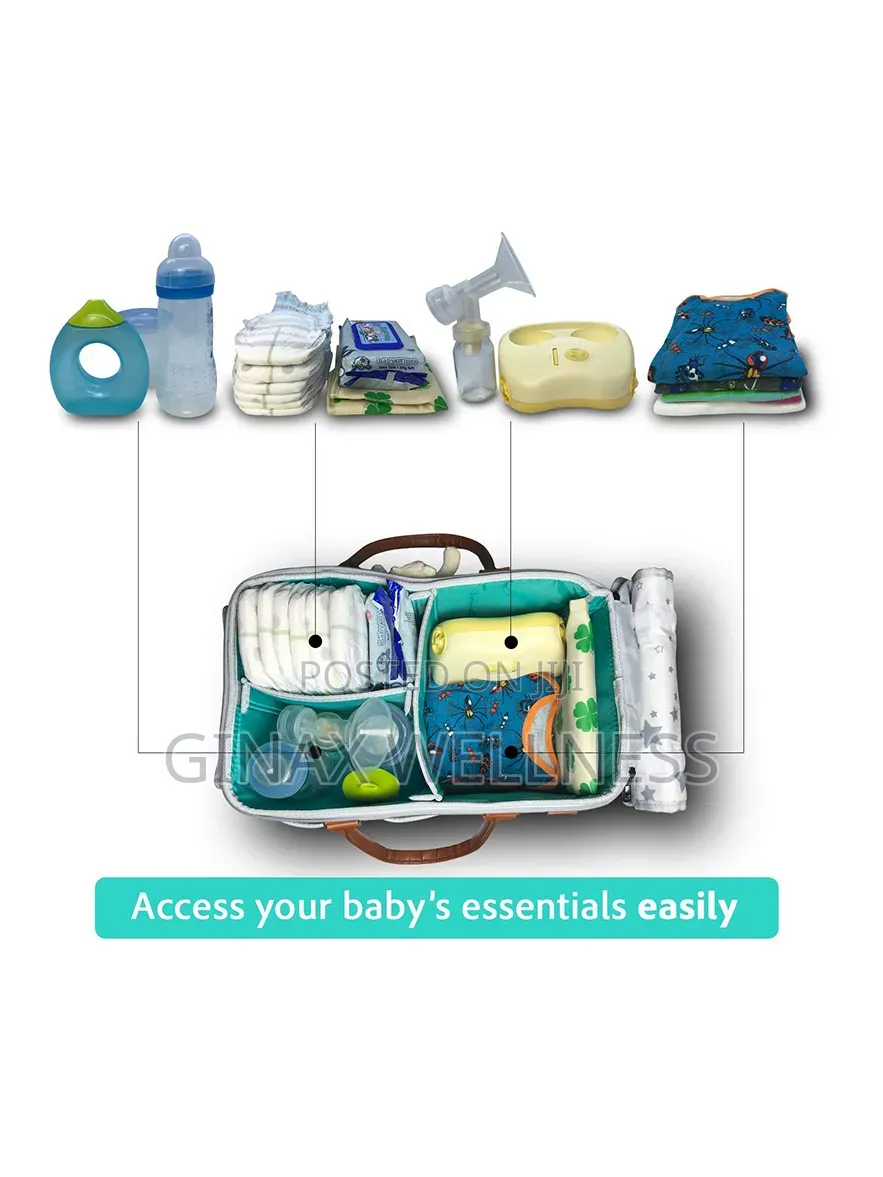 Large Baby Diaper Caddy Organizer | Portable Nursery Storage Basket