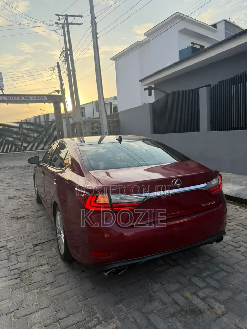 Lexus ES 350 FWD 2018 Red