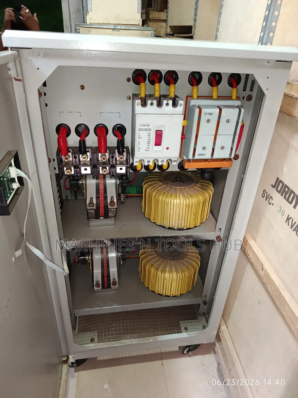 50kva Jordy Ele Servo Motor Control Automatic Voltage Regulator