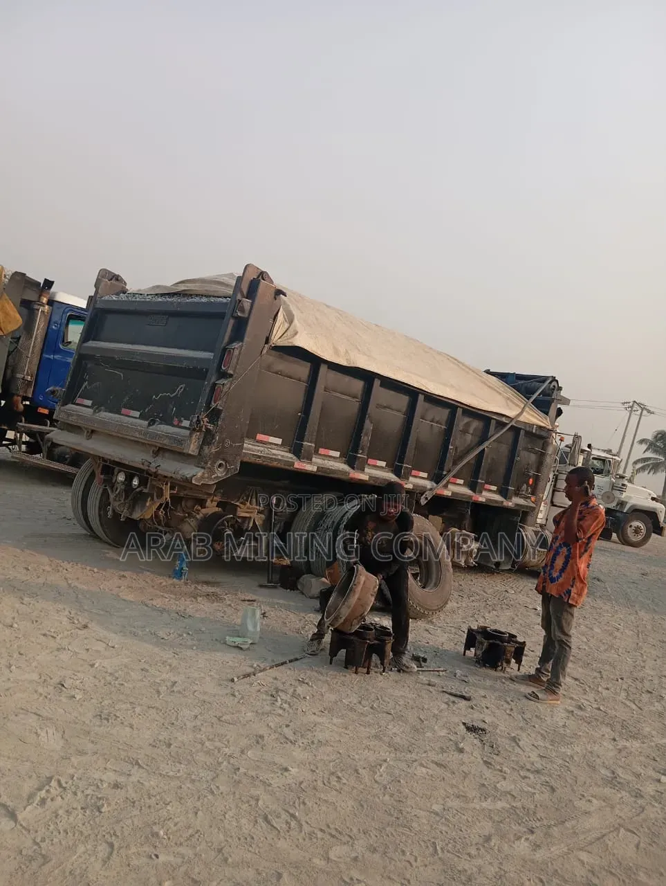 Trailer Load in Granite