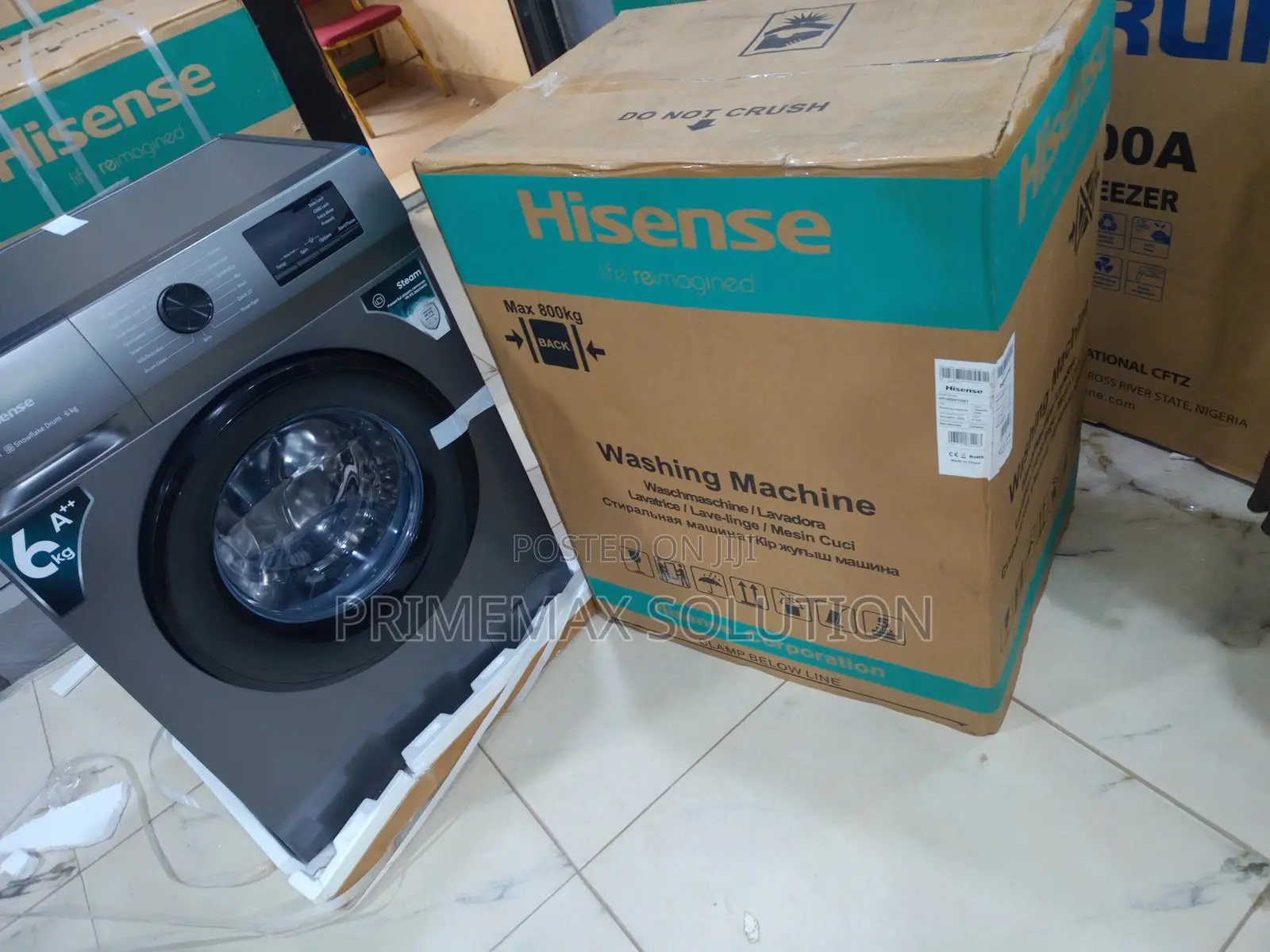 Effortless Clean With Hisense 6kg Smart Front Loader