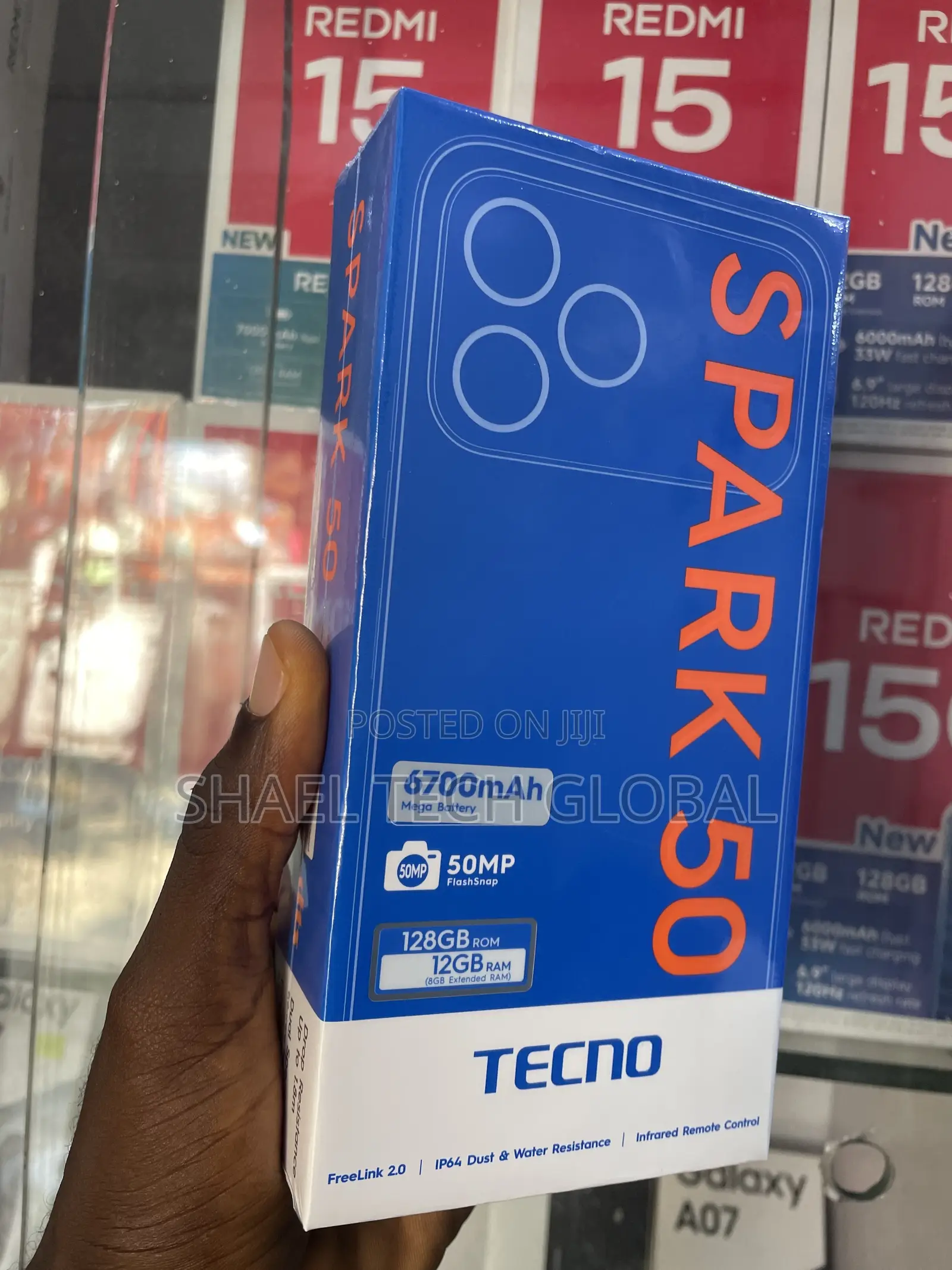 New Tecno Spark 50 128 GB Black