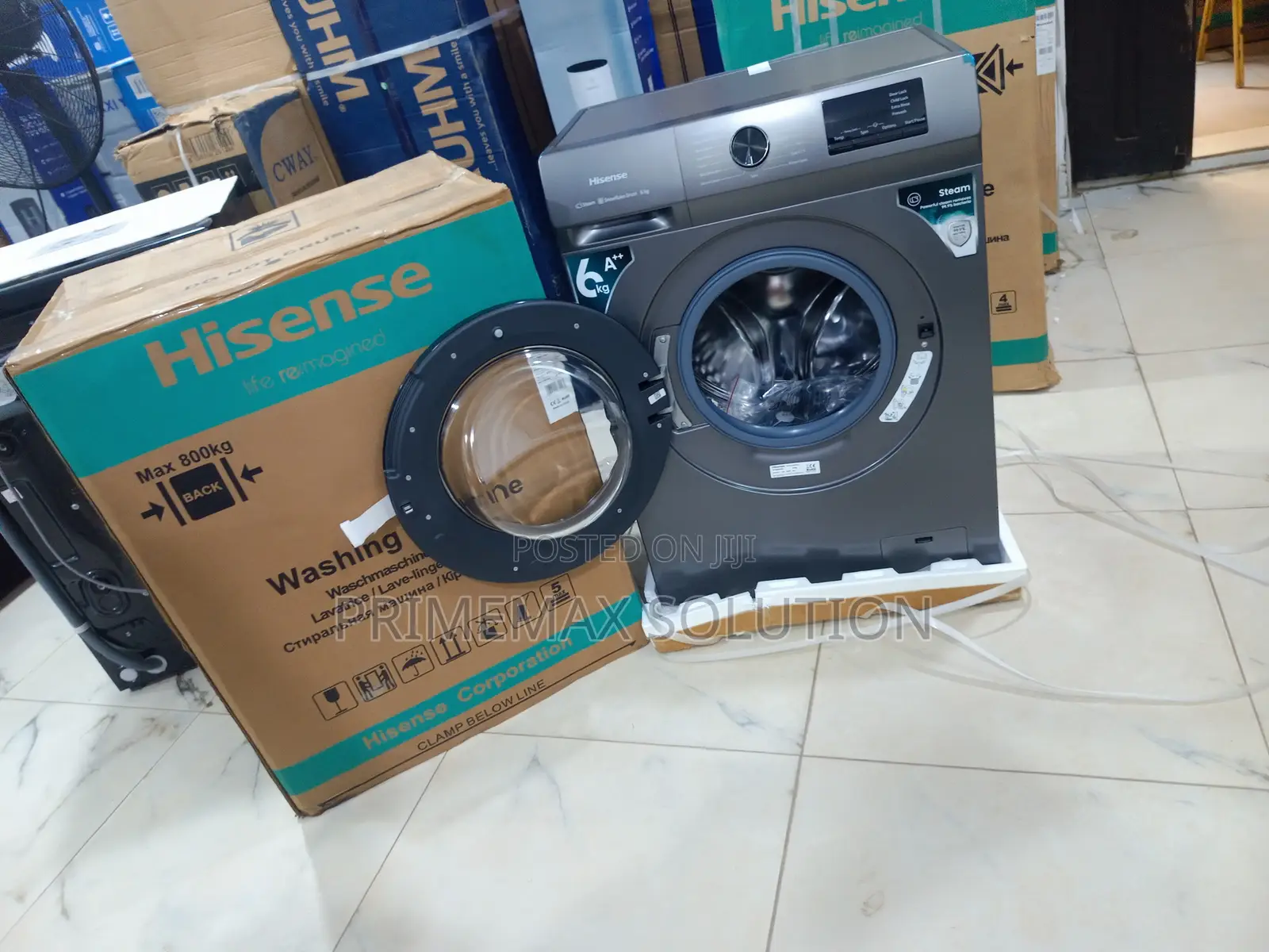 Stylish Efficient: Hisense 6kg Front Load Washer