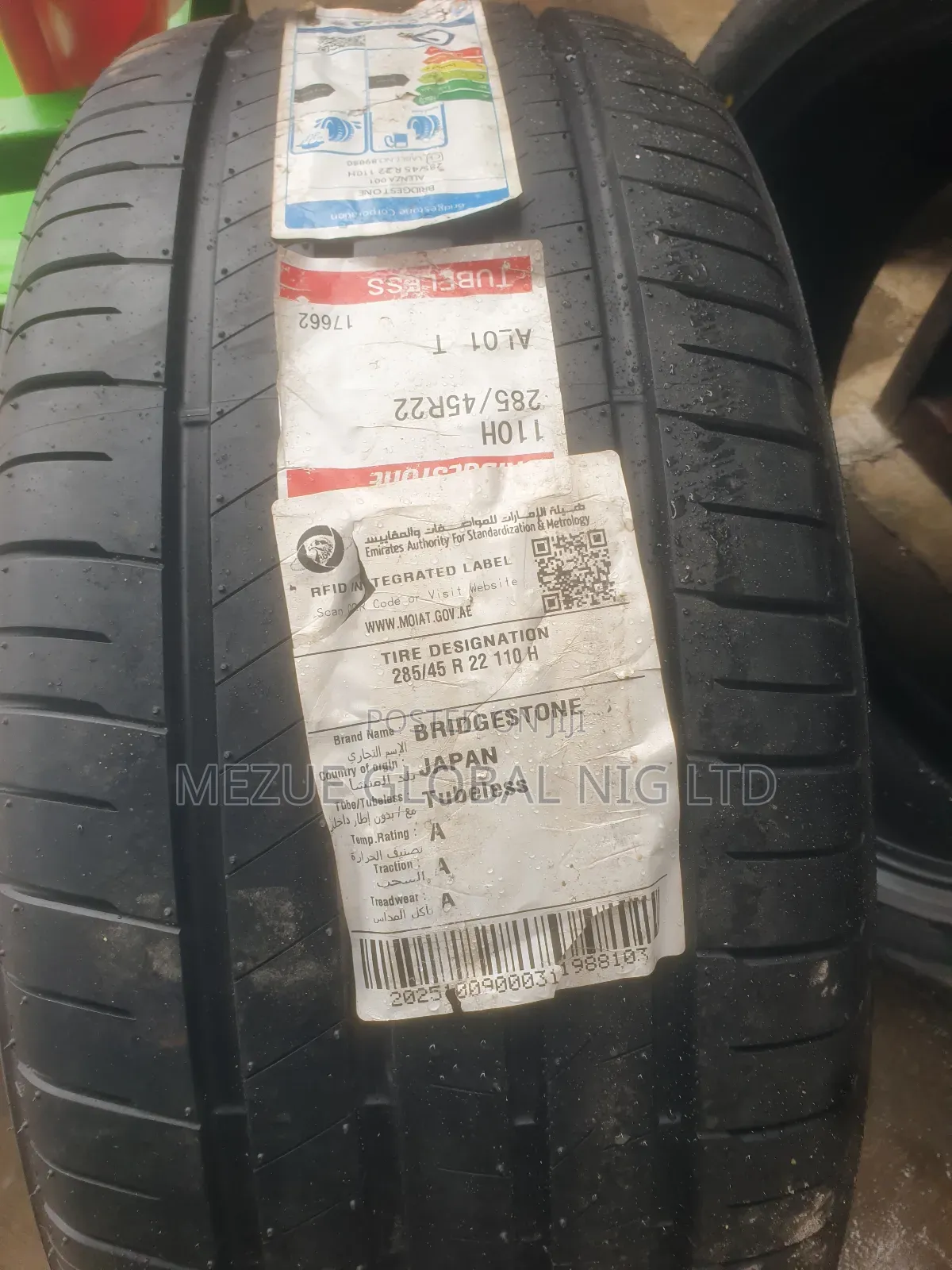 Bridgstone Tyre 285/45/R22 for Mercedes Benz G Wagon Etc 