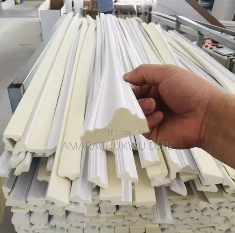 Interior Fiber Pu Decorative Cornice Mouldings Frame Line Belt Decor