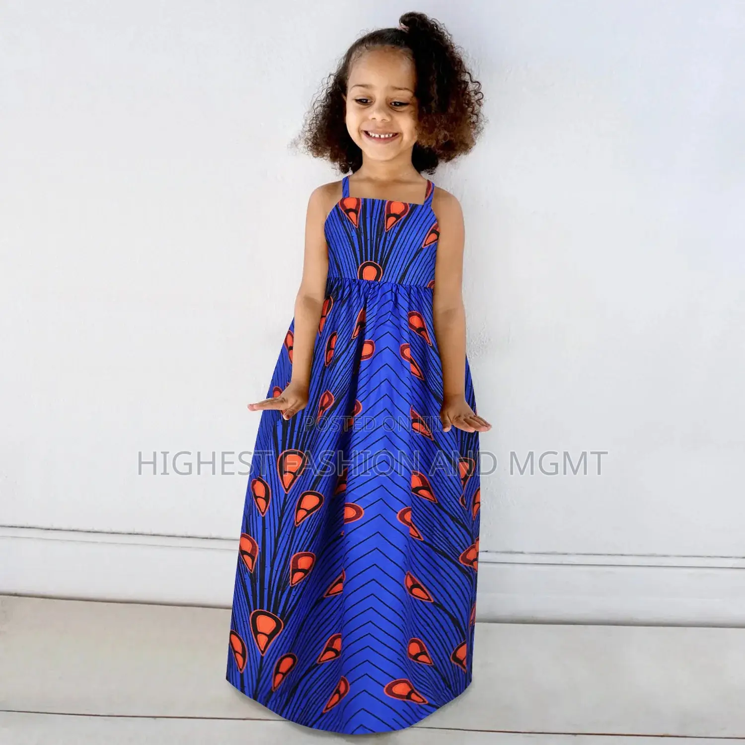 Backless African Long Maxi Dress