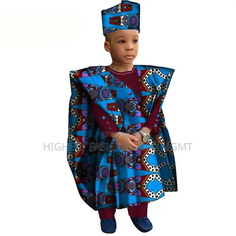 3 Pieces Set Ankara Agbada Cloth