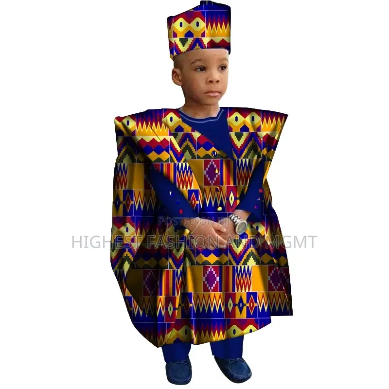 3 Pieces Set Ankara Agbada Cloth