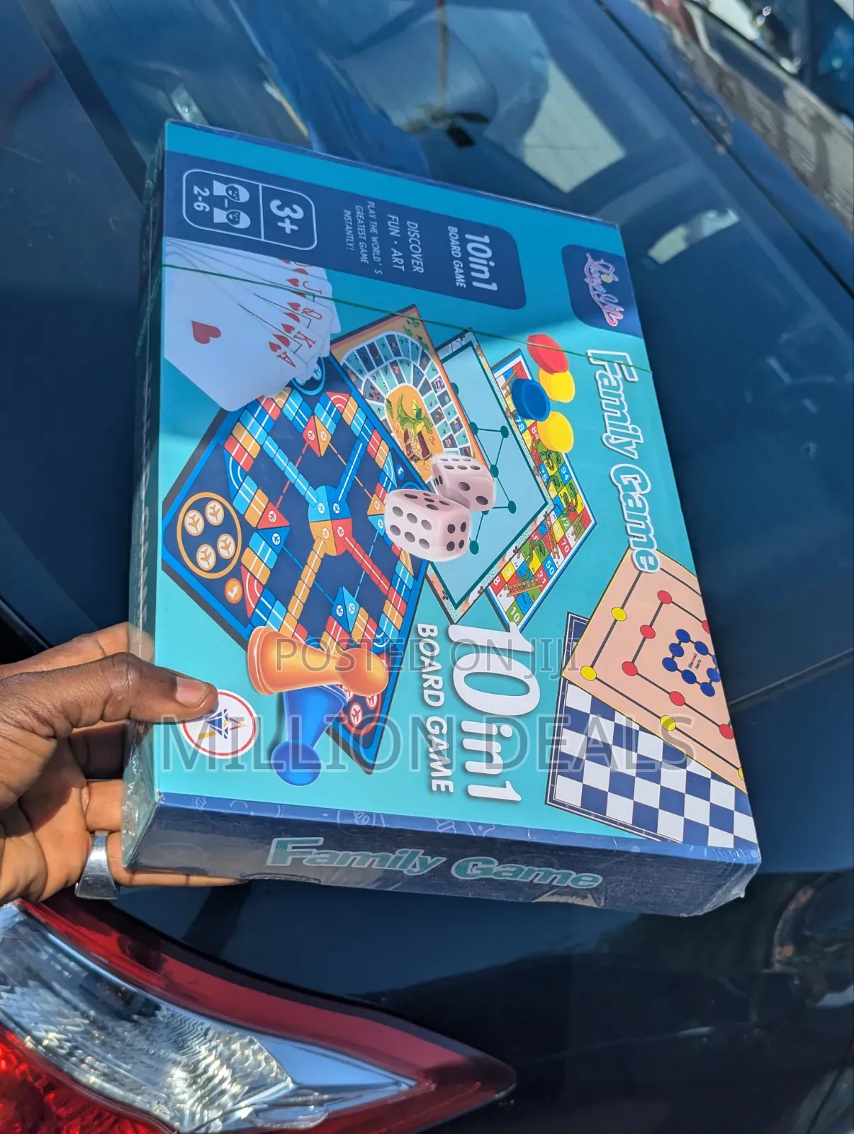 10in1 Family Board Game Ages 3+