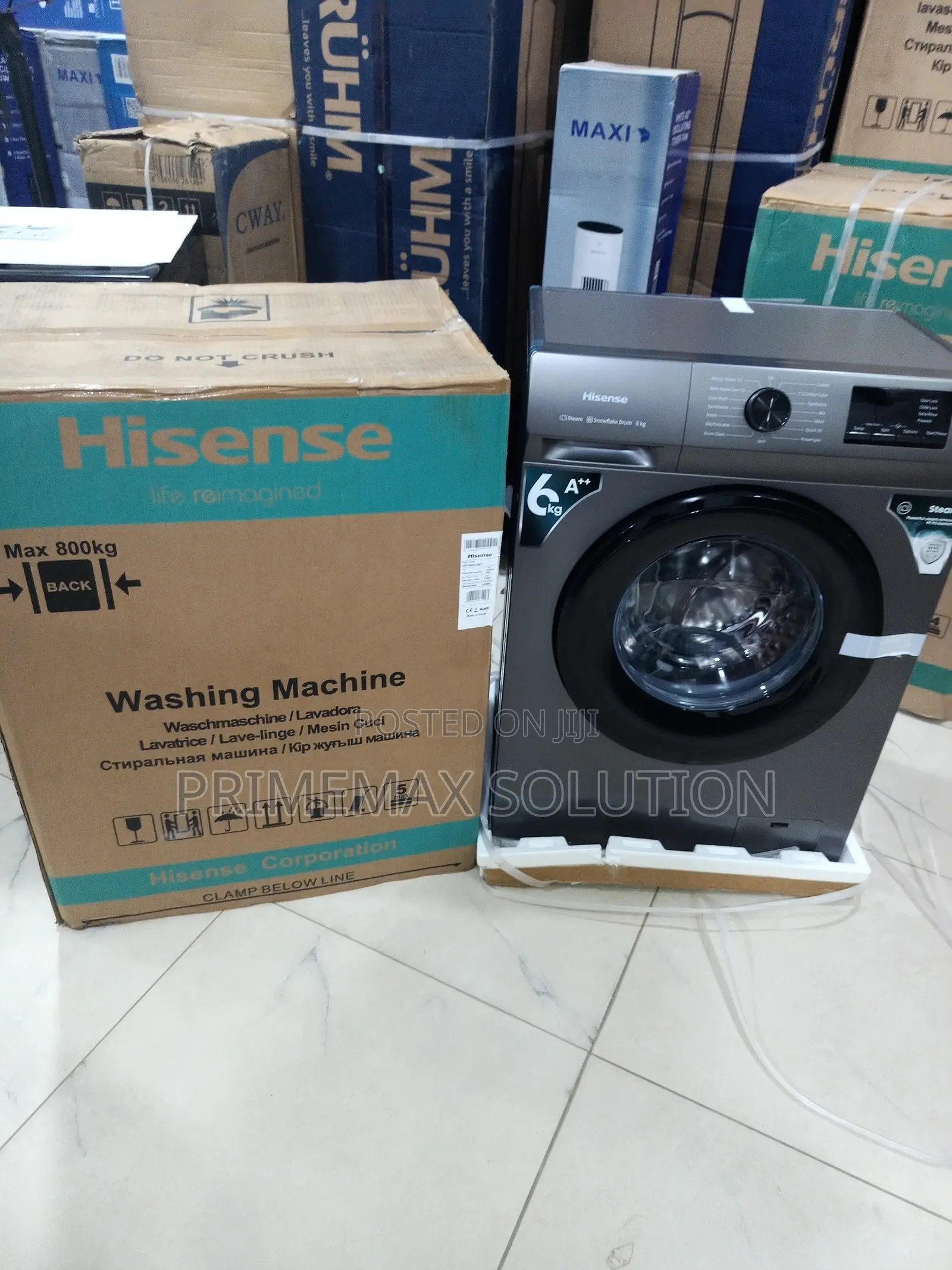 Reliable Front Load Washing With Hisense 6kg