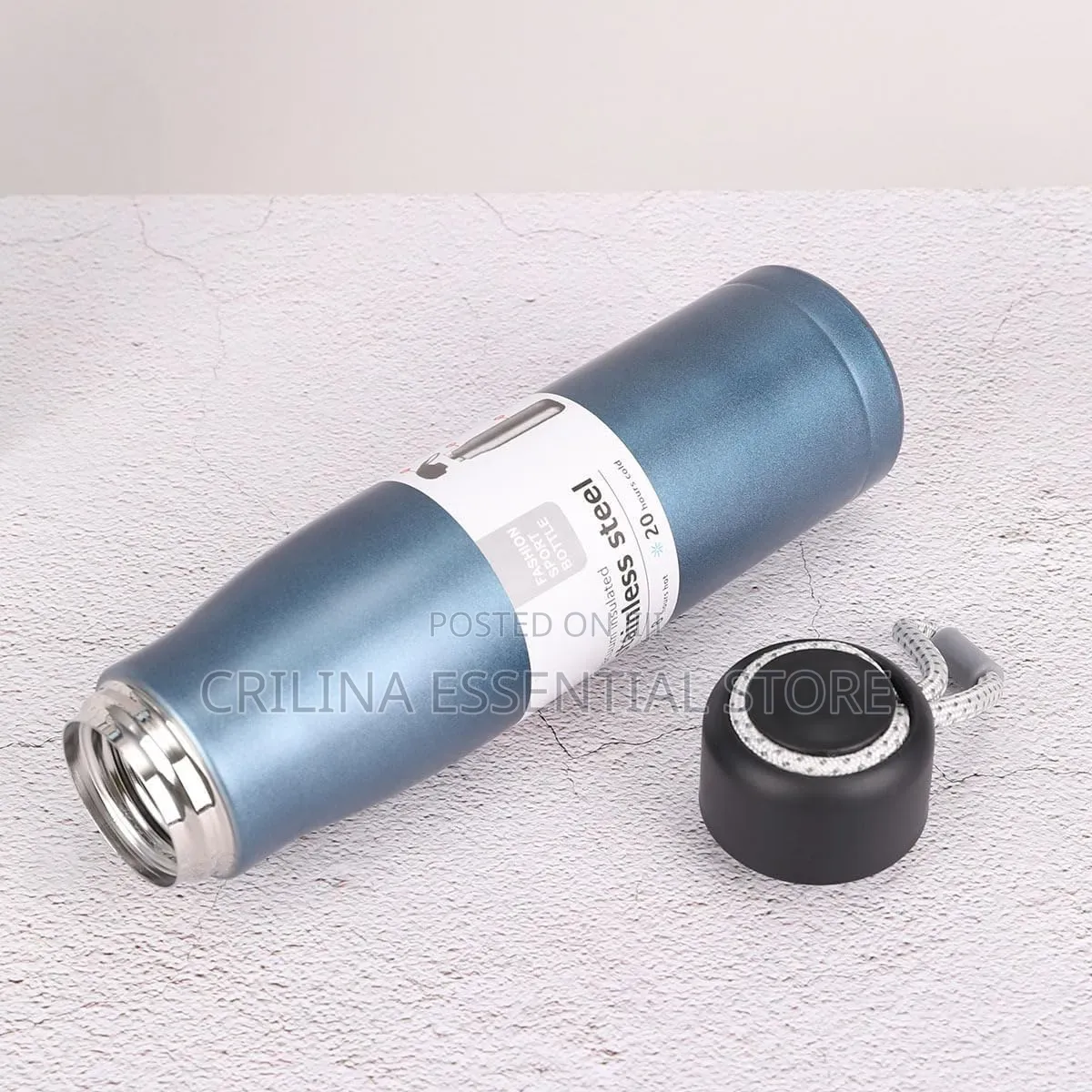 500ml Vacuum Insulated Stainless Steel Flask. 24h Hot Cold(Souvenir)