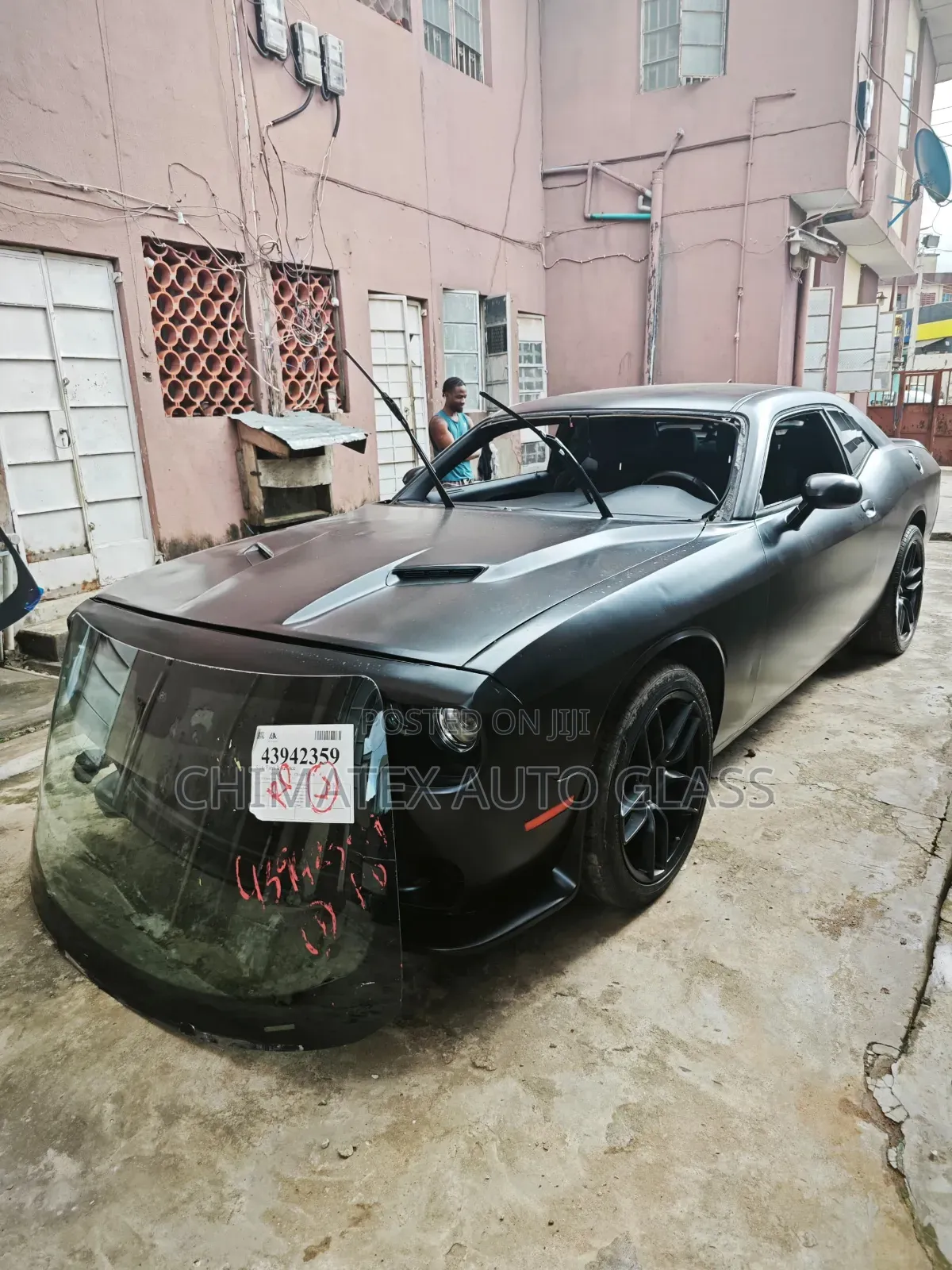 Dodge Challenger 2015 Windscreen Glass Available Installed at Chimatex