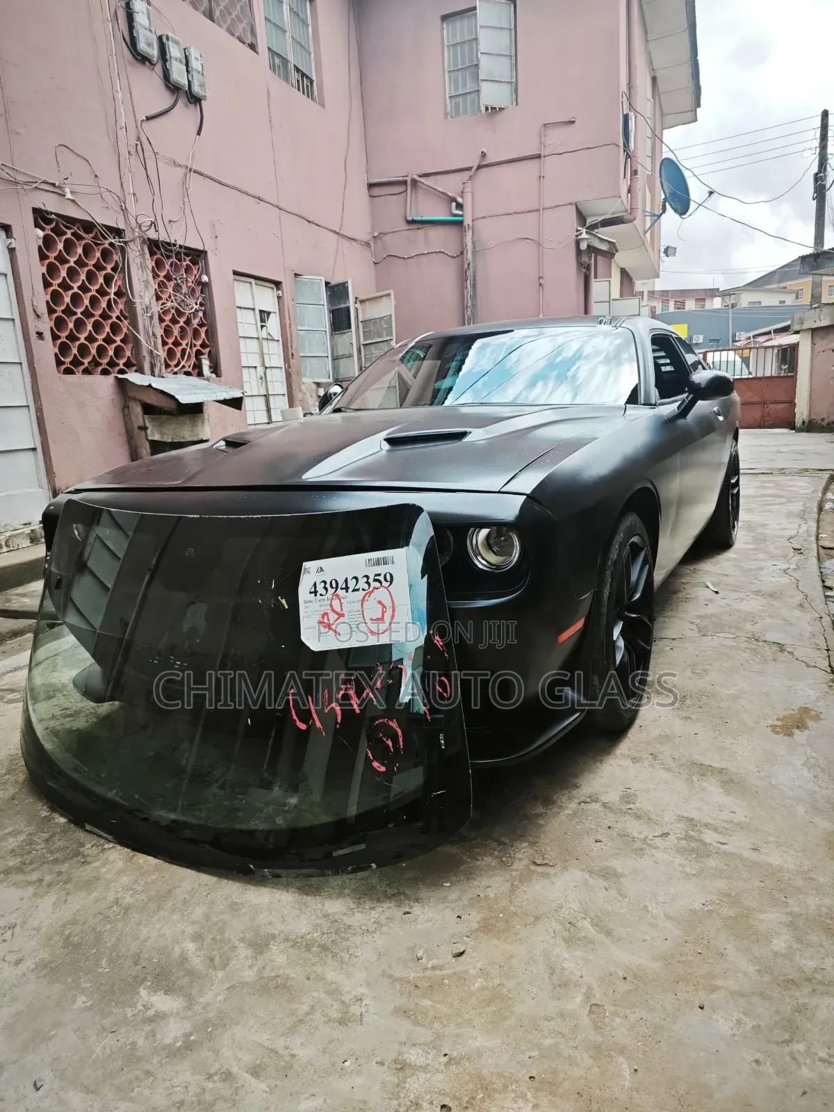 Dodge Challenger 2015 Windscreen Glass Available Installed at Chimatex