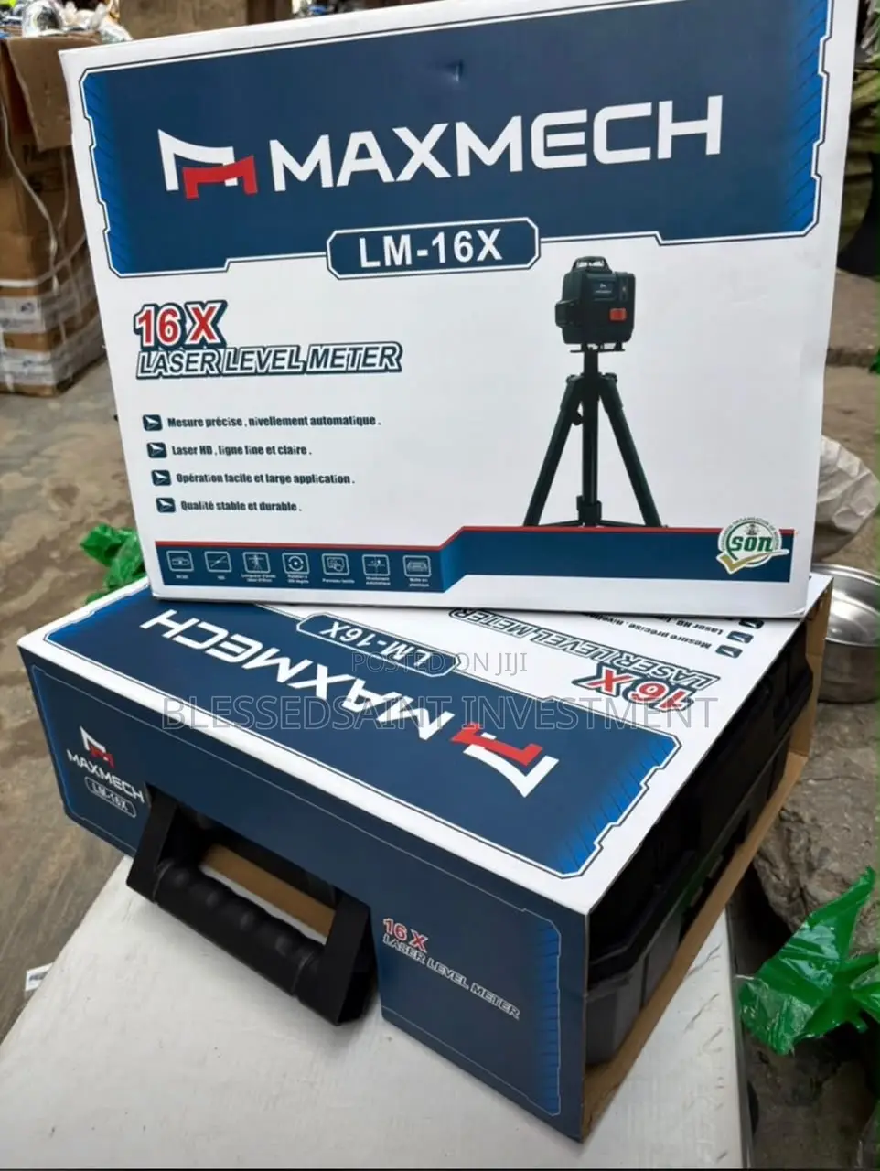 Maxmech 16 Lines Laser Level Kit, a Self-Leveling Cross-Line Laser