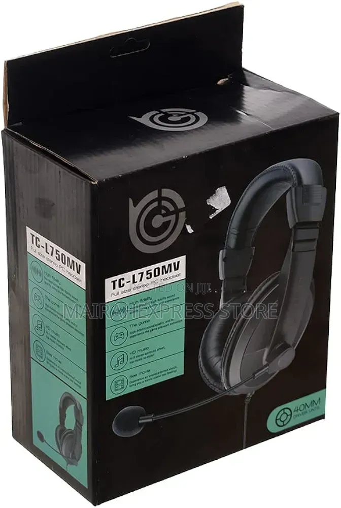 Tucci Tc-L750mv Stereo PC Gaming Headset With Microphone