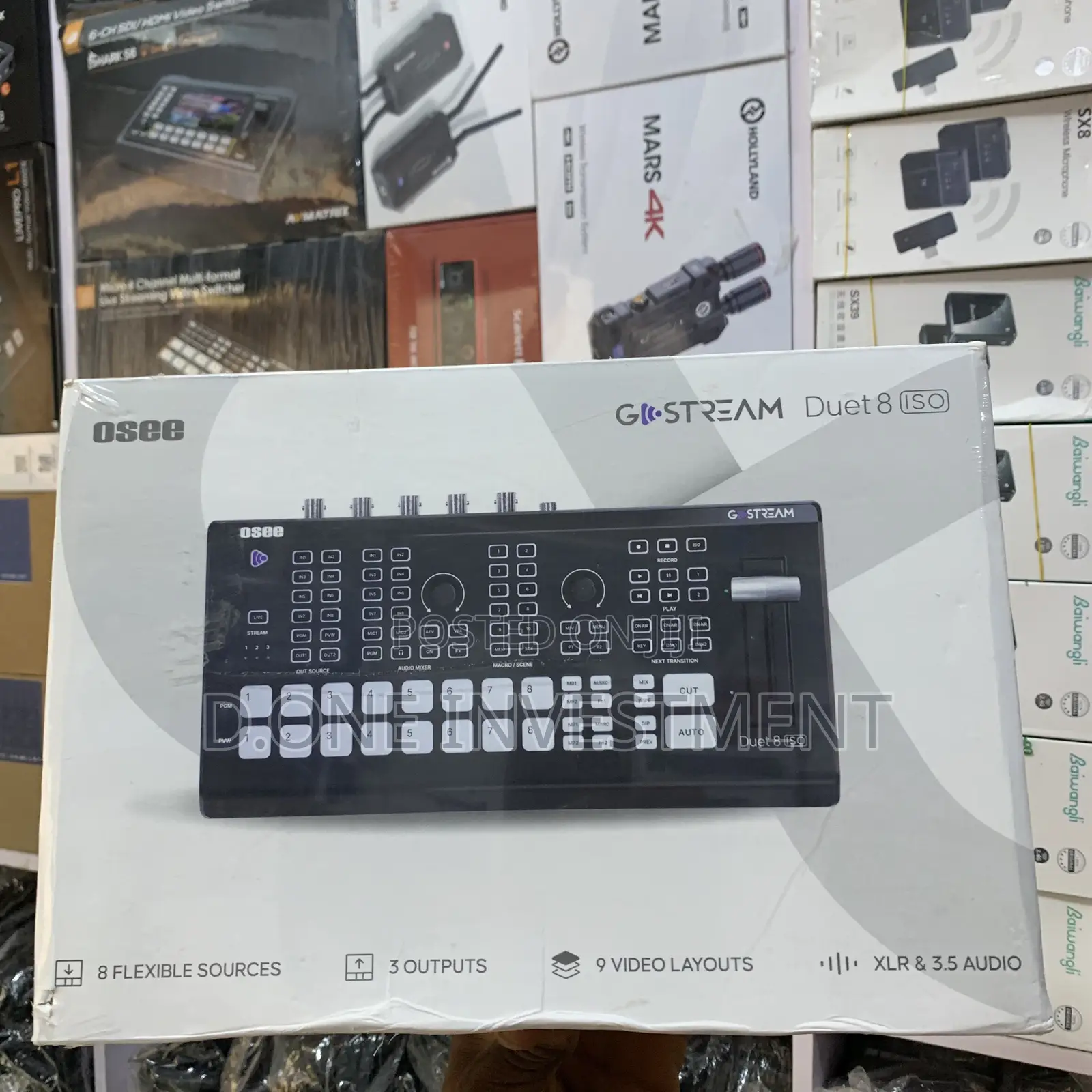 Osee Gostream Duet 8 Iso 8-Channel Live Stream Switcher