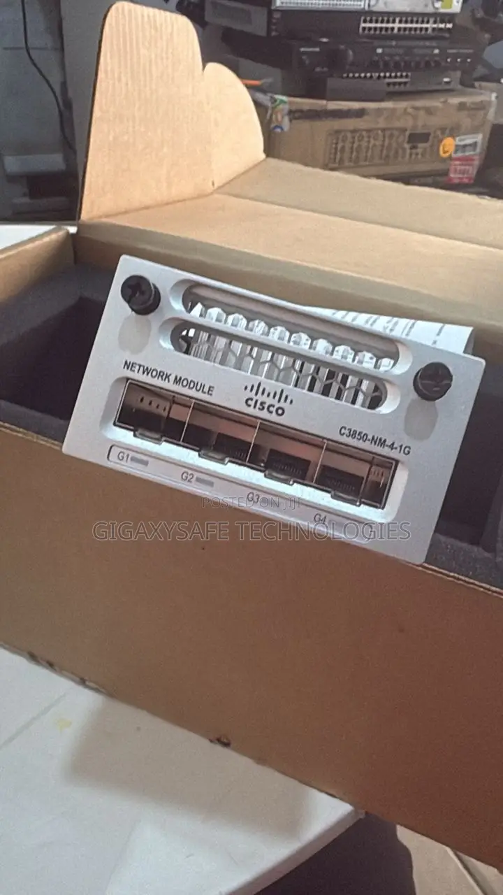 C3850-Nm-4-1g, Cisco 3850 Network Module, 4x1ge Ports/Plug-in Module