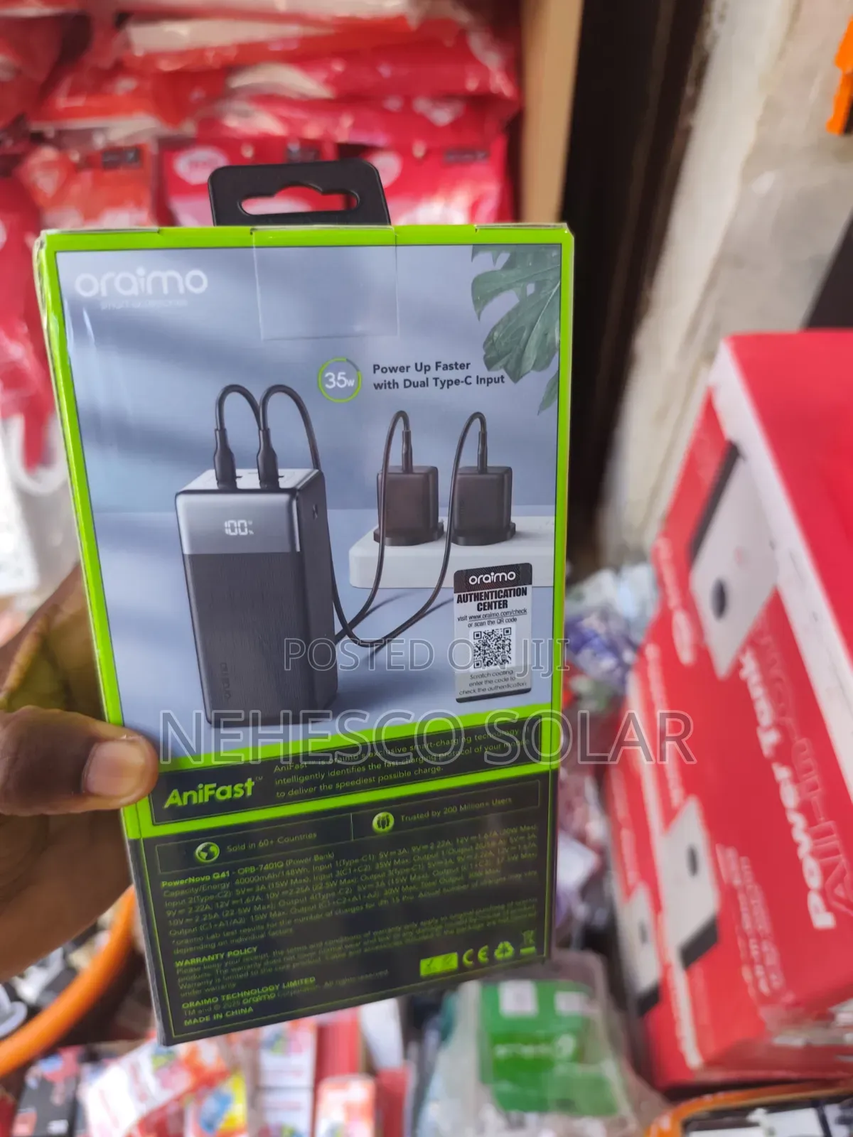 Original 40,000mah Power Bank With 4 Ports