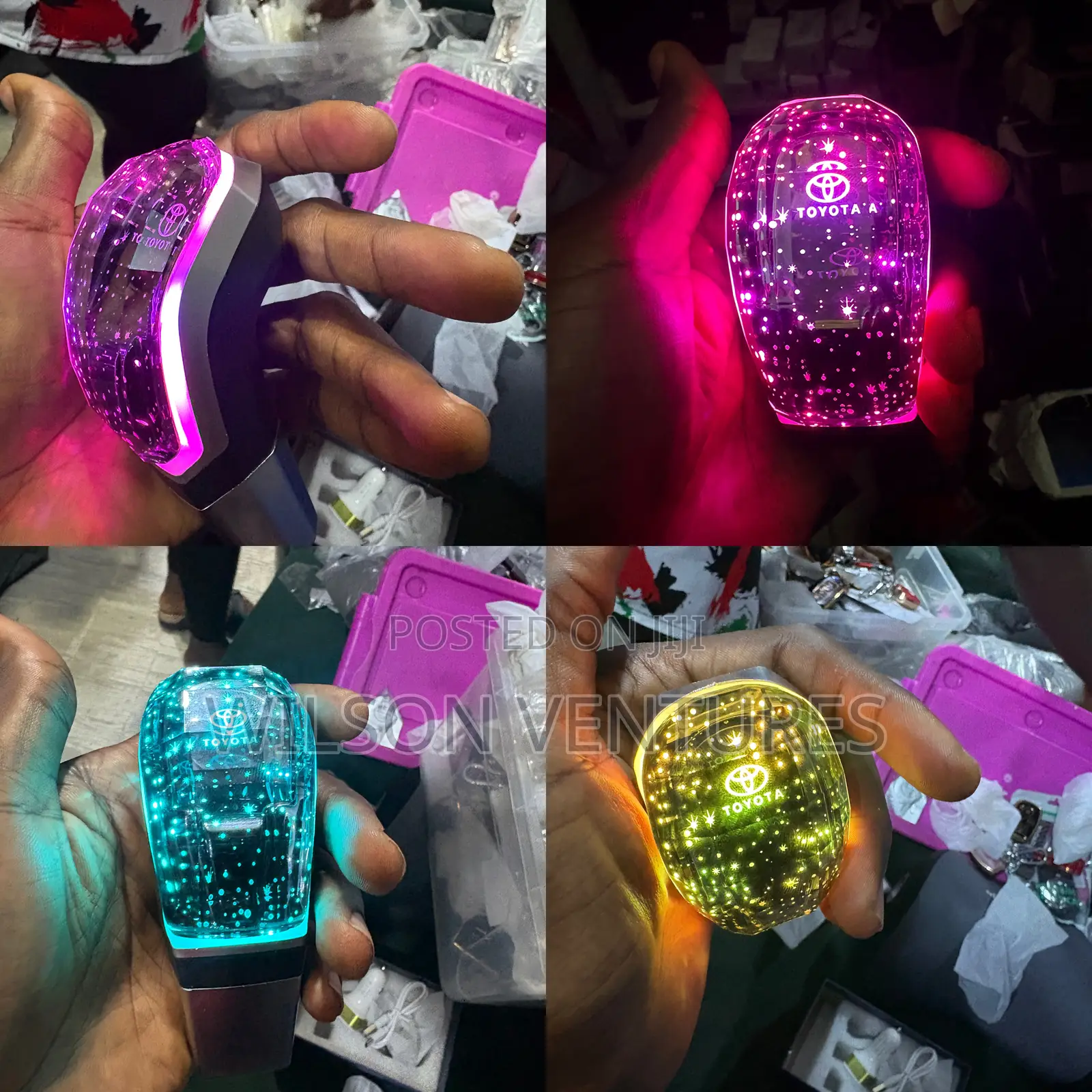 7 Color New Design Toyota Lexus Led Gear Knob