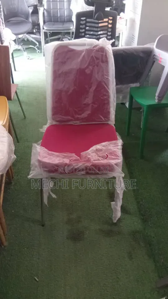 Red and Blue Church Chair