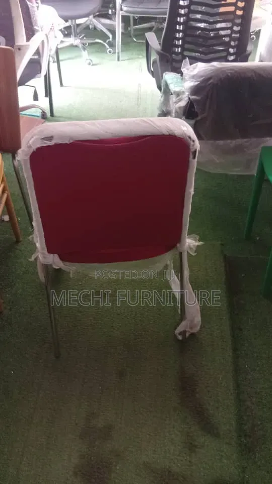 Red and Blue Church Chair