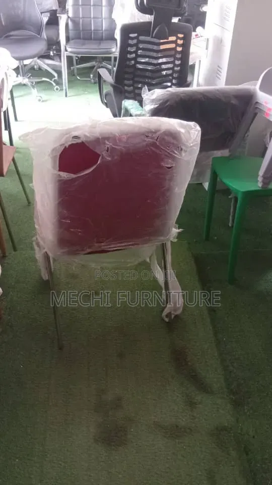 Red and Blue Church Chair