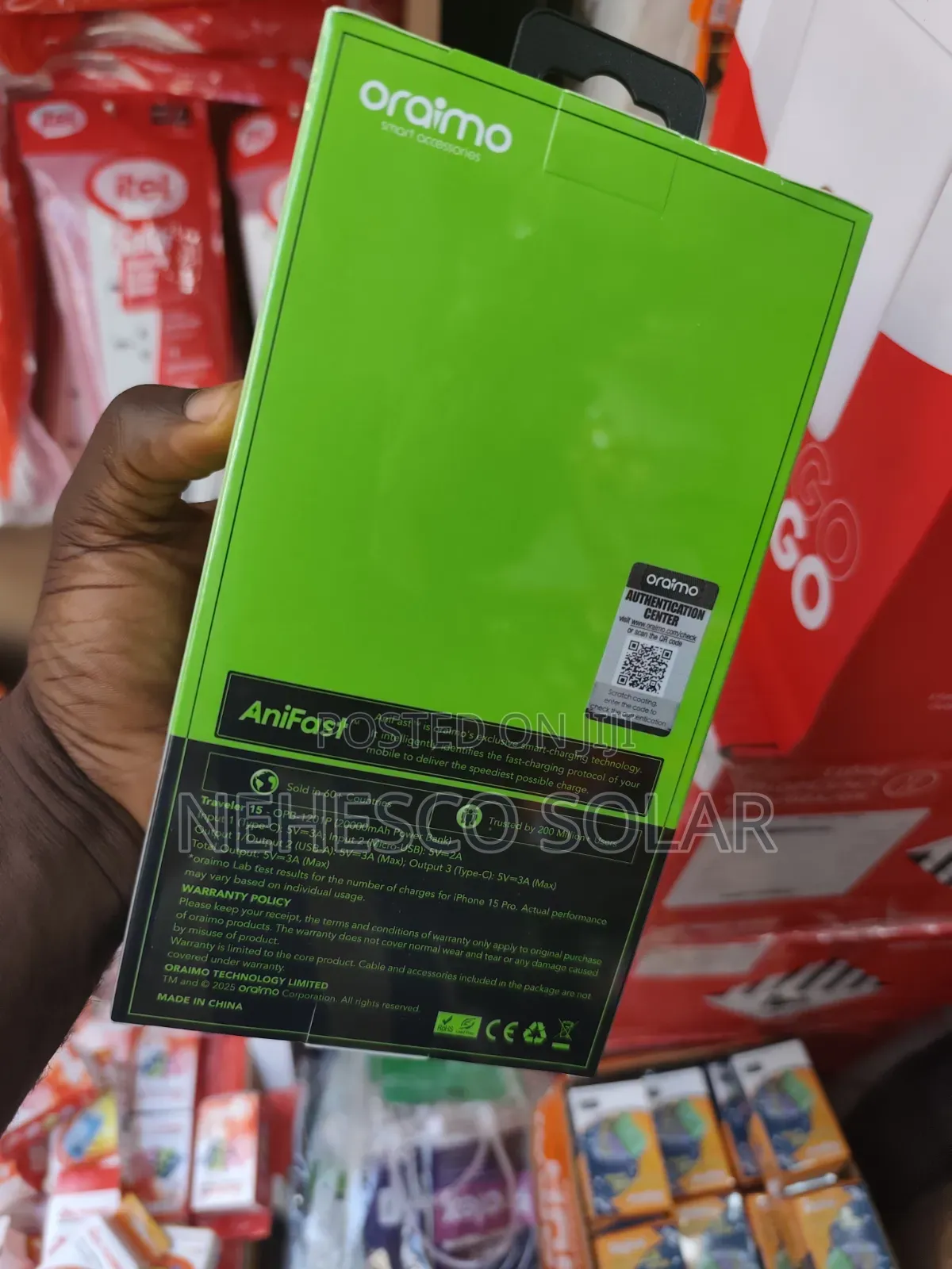 Fast Charging 20,000mah Power Bank