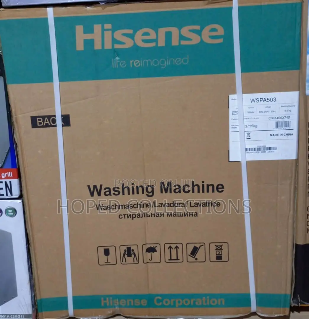 Hisense Watching Machine 5 Kg.