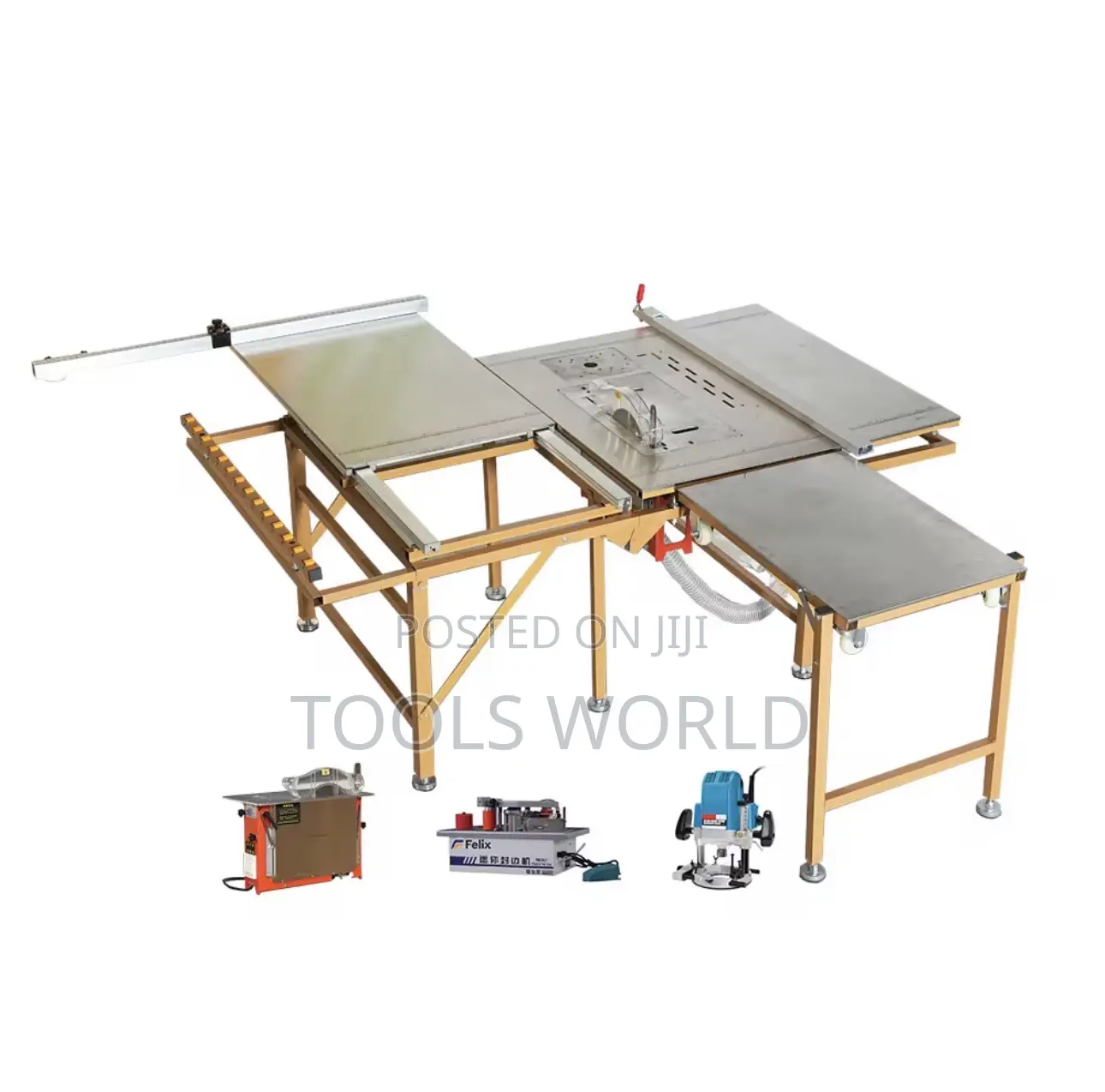 5-in-1 Precision MDF Panel Saw With Sliding Table Woodworking Machine
