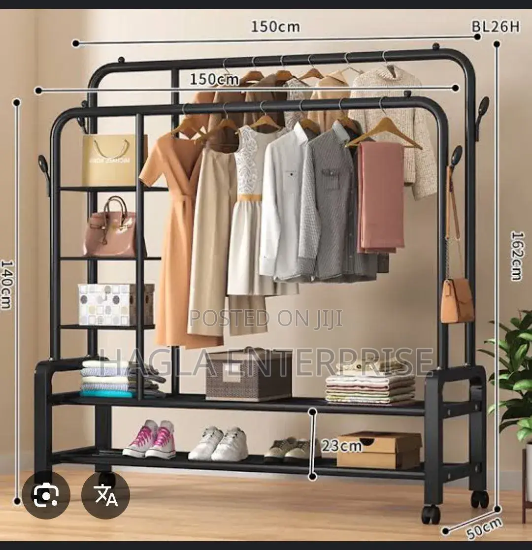 68kg Multifunction Clothes Hanger With Tyre